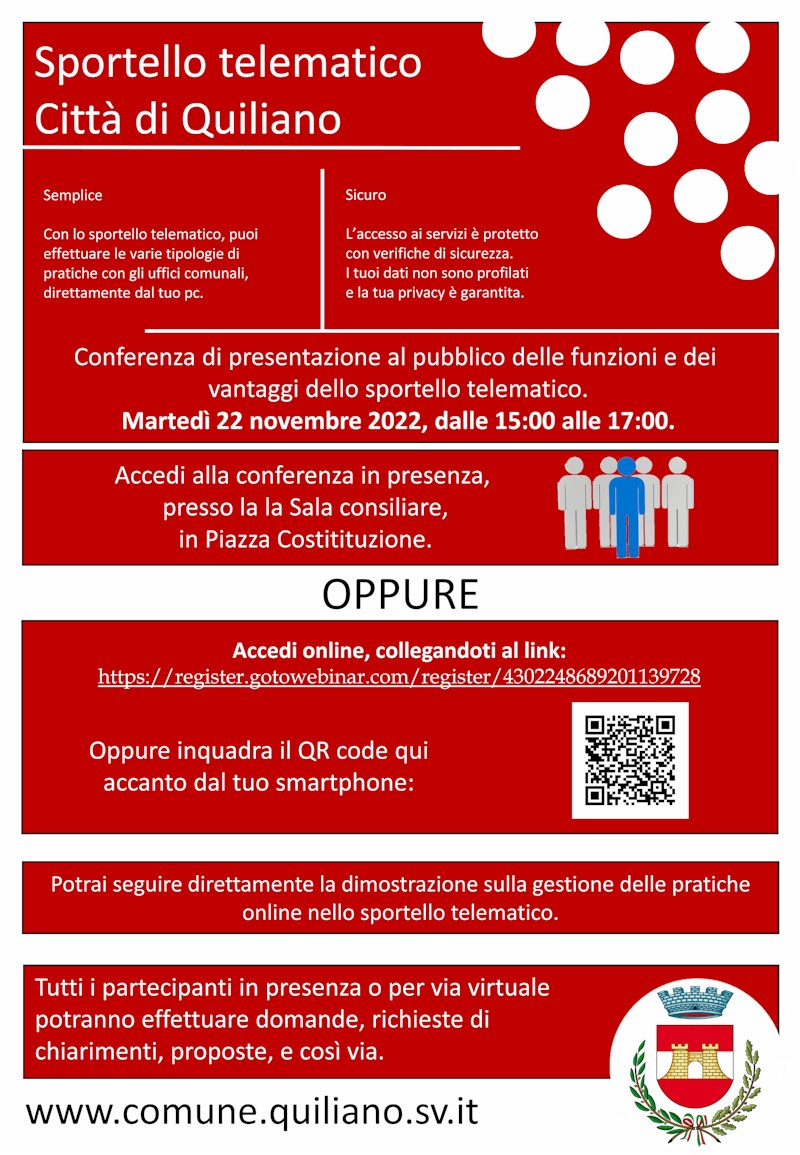 Sportello telematico Città di Quiliano