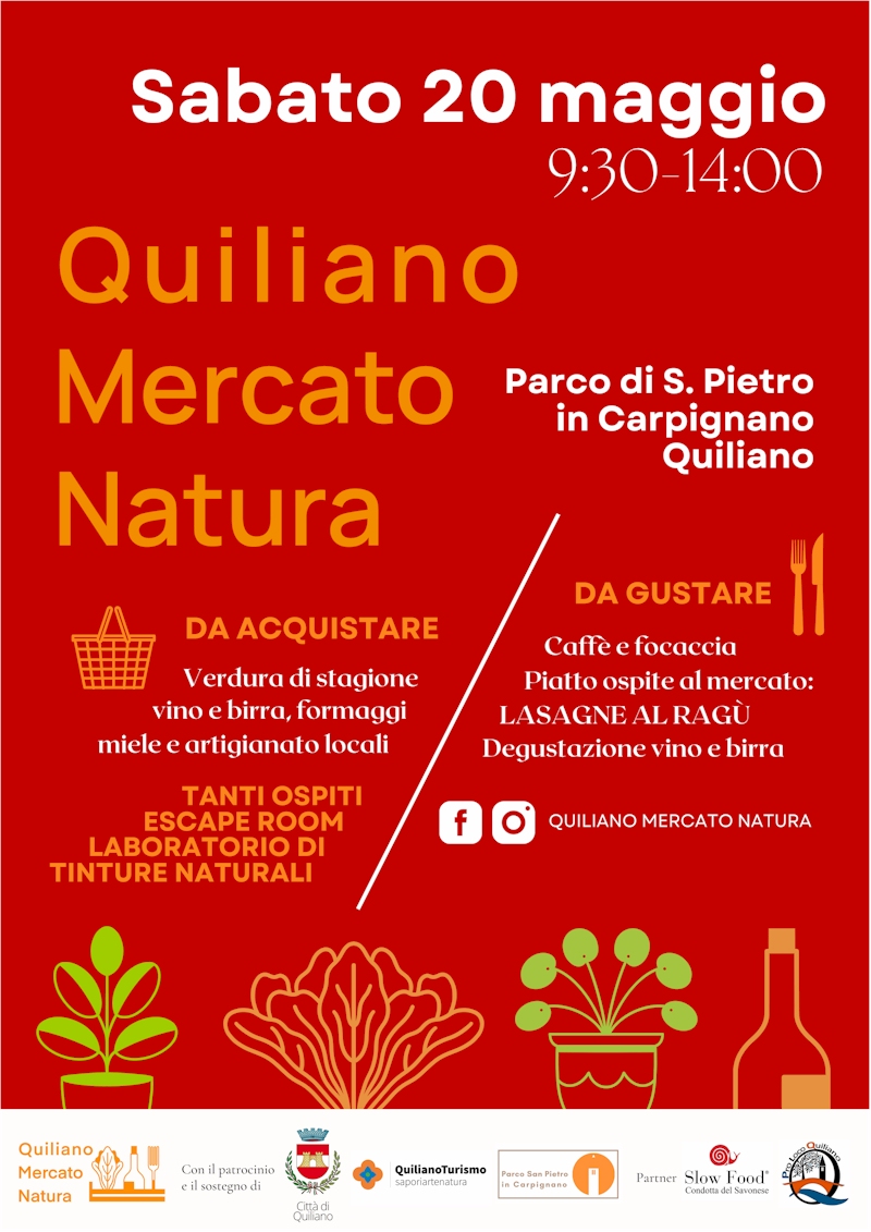 Quiliano mercato natura - 20 maggio