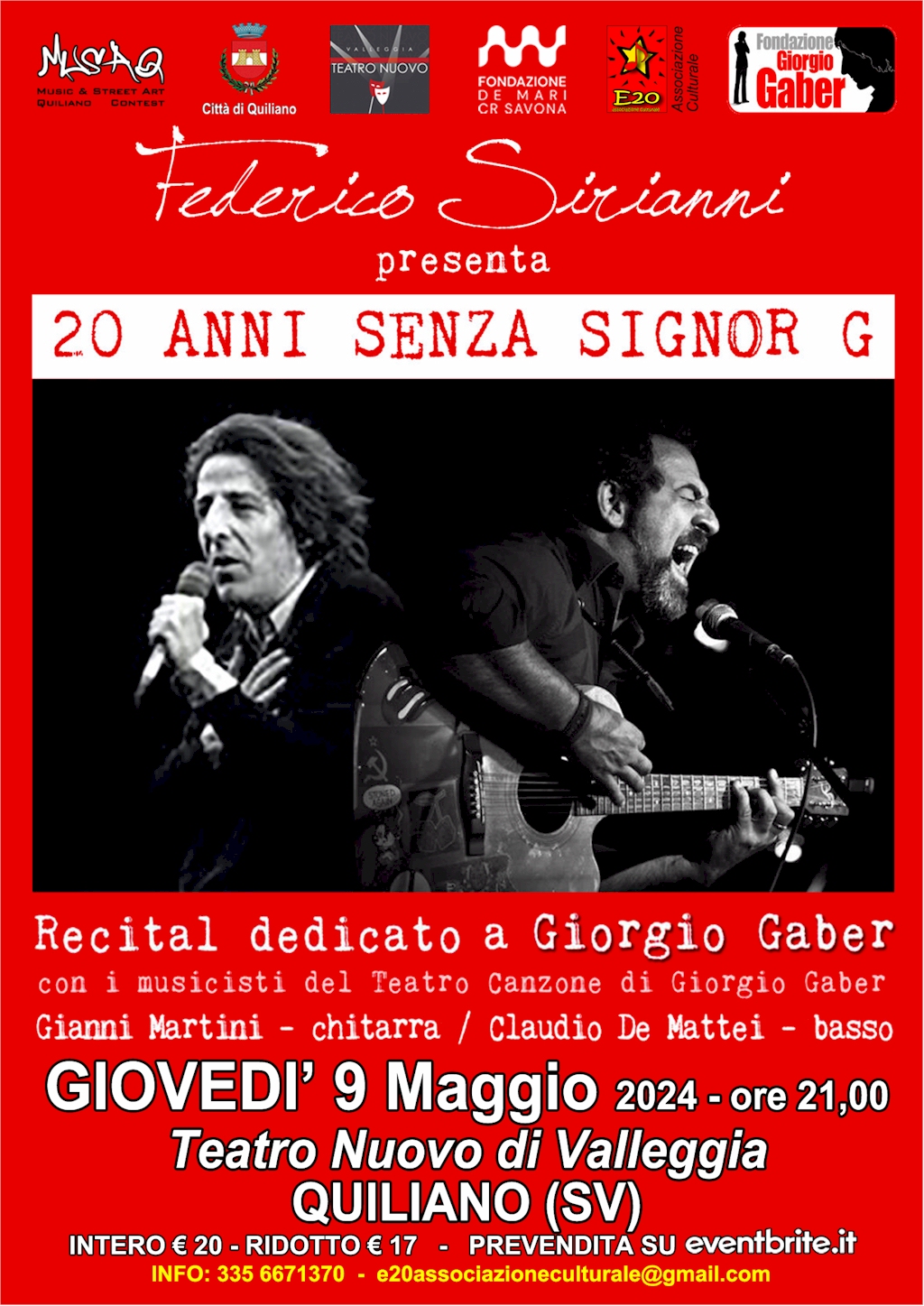 20 anni senza signor G
